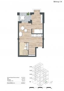 Seniorenwohnen Sittardsberg - WE 1.04