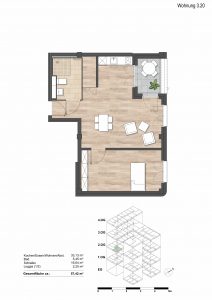 Seniorenwohnen Sittardsberg - WE 3.20